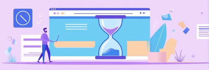 Slow website speed example