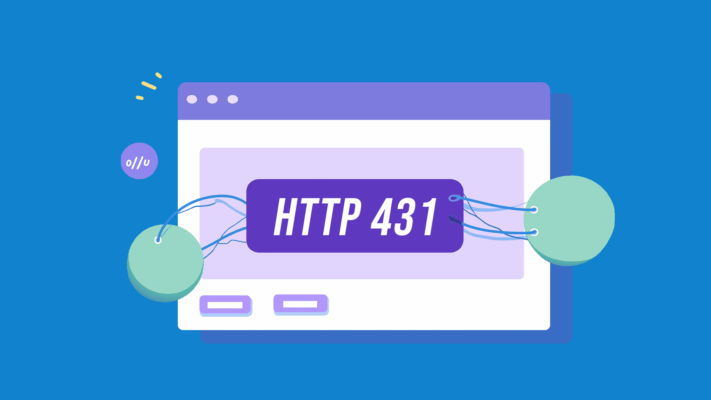 HTTP Error 431 flat vector showcase - Slade Marketing