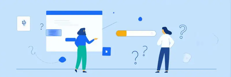 No clear CTA on a website example