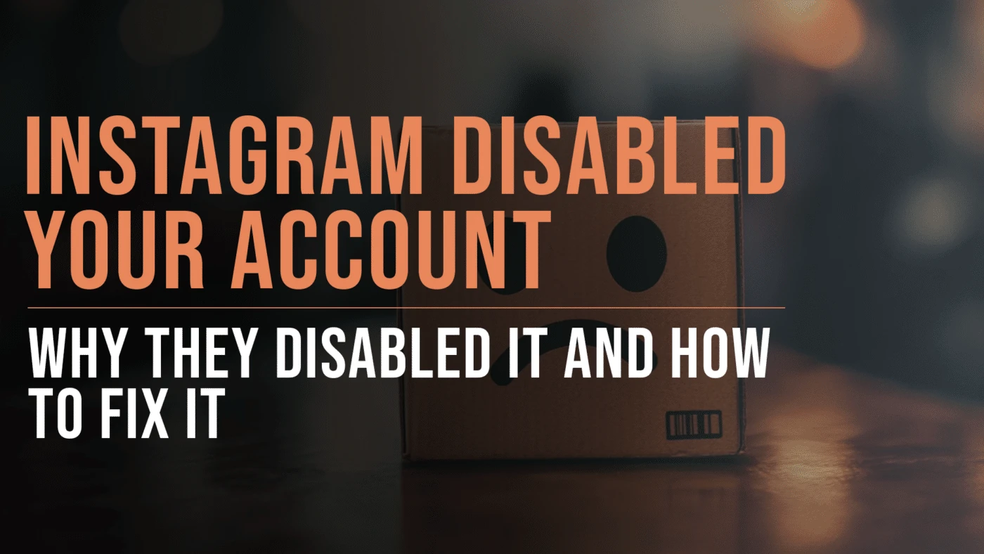 Instagramed Disabled Account Featured Image
