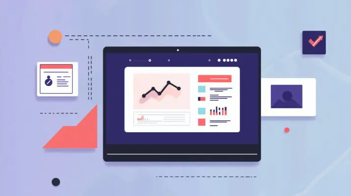 Services Marketing analytics cartoon showcase