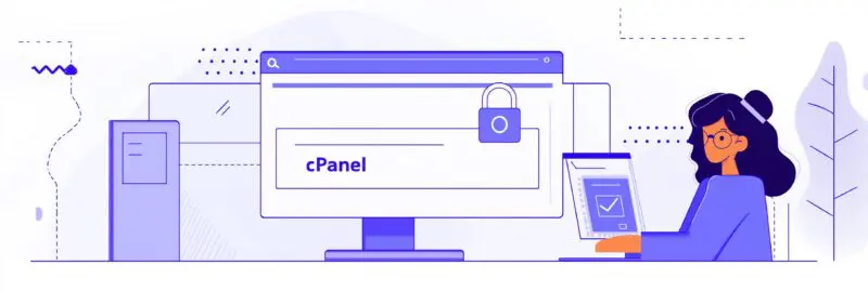A password-protected page/directory with cPanel
