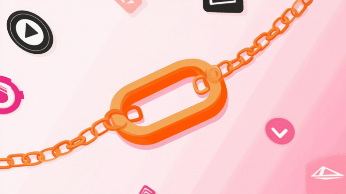 Chain link to represent backlinks