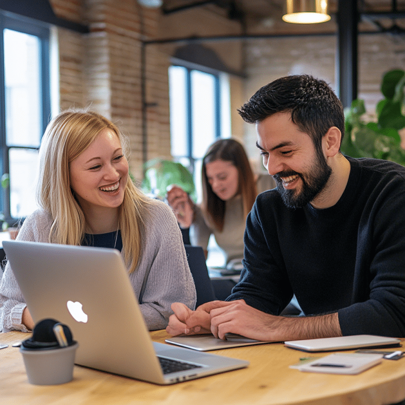 Slade Marketing Branding Team working together