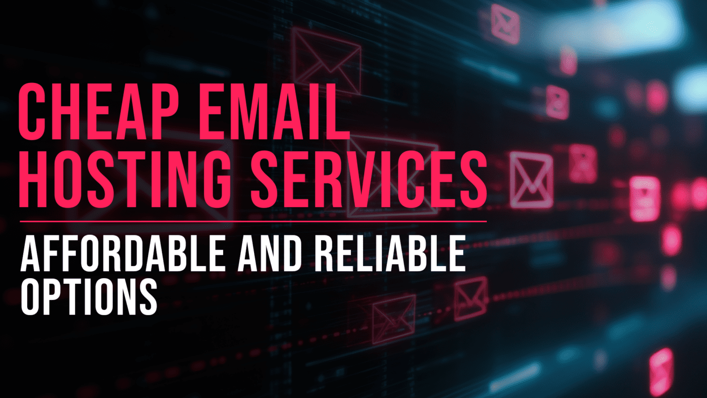 Cheap Email Hosting Services - Affordable and Reliable Options Featured blog image - Slade Marketing