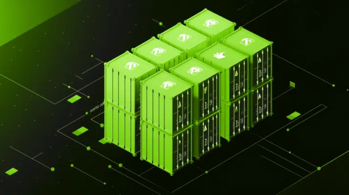 Web hosting with a docker container website overview