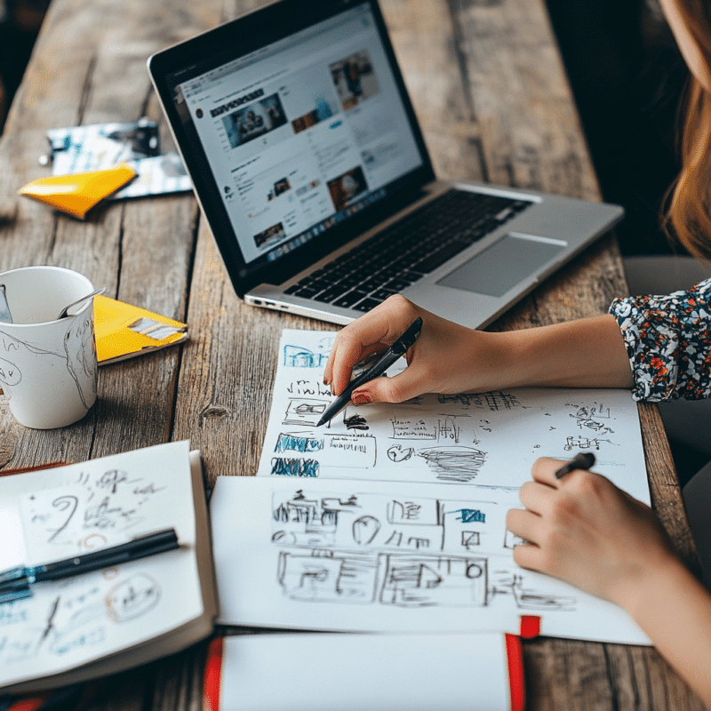 Coming up with a unique social media marketing plan