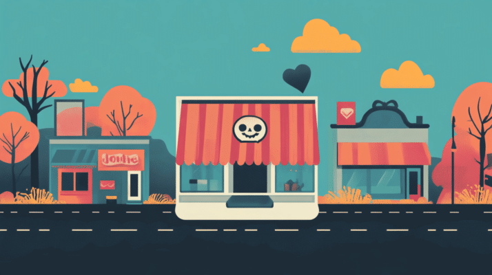 cartoon of local SEO dying