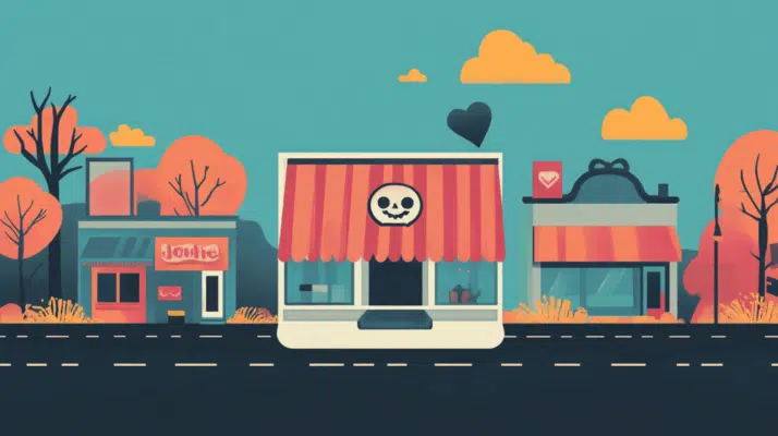 cartoon of local SEO dying