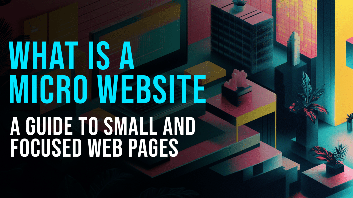 What is a microsite featured blog image