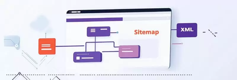 Updating/Revising XML sitemap vector showcase