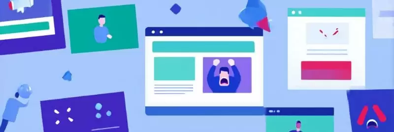 too many advertisements on a web page example