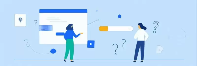 No clear CTA on a website example