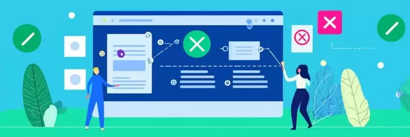bad web page navigation example